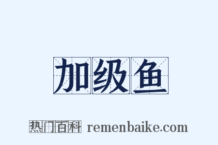 加级鱼是什么意思的图片